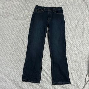 Boys wrangler size 16 regular dark wash adjustable waist jeans